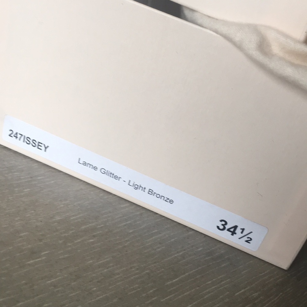 Jimmy Choo Wedding Shoe Lame Glitter Sandal Sz 5 - Picture 4 of 5